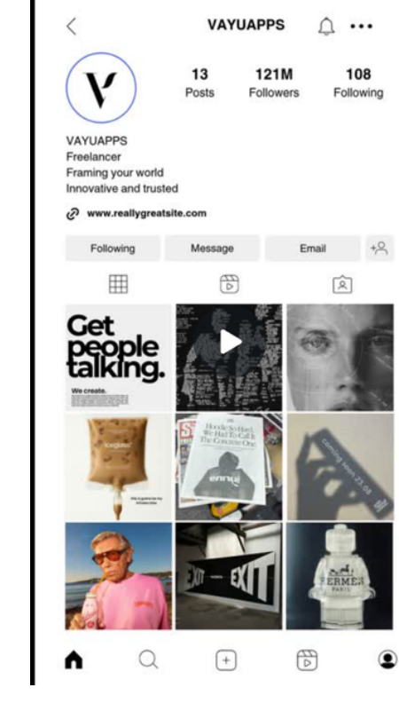 VayuApps Instagram